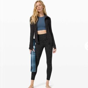 Lululemon Align Pant II 25"' Wild Thing Camo Deep Coal Multi size 2